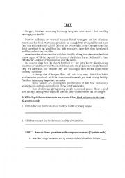 English Worksheet: grammar review