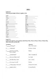 English Worksheet: REVIEW OF VERB TENSES