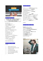 English Worksheet: HOZIER TAKE ME TO CHURCH