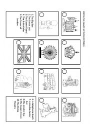 English Worksheet: british icons
