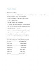 English Worksheet: Present Perfect
