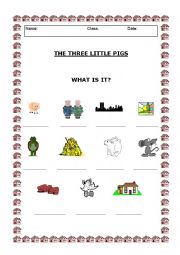 THE THREE LITTLE PIGS VOCABULARY (2)