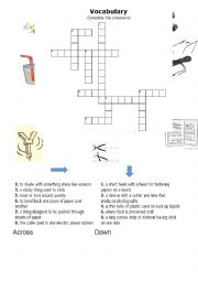 English Worksheet: vocabulary 