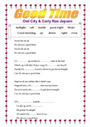 Good Time --- Owl City & Carly Rae Jepsen
