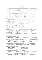 Level Test - Part II