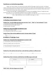 English Worksheet: readingcomprehension 