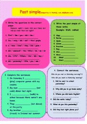 English Worksheet: Past Simple 