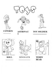 English Worksheet: TOY STORY (TOY VOCABULARY)