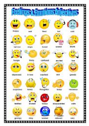 Adjectives: Feelings and Emotions