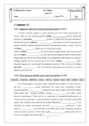 English Worksheet: Test