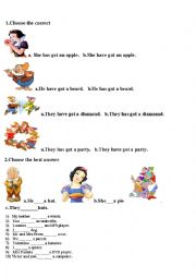 English Worksheet: have got