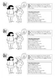 English Worksheet: may/could for possibility