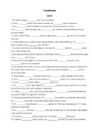 English Worksheet: Conditionals 