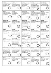 English Worksheet: Speaking Game