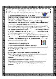 English Worksheet: internet shopping