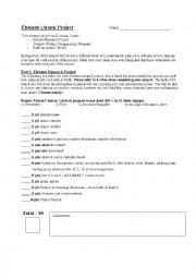 English Worksheet: Atom Project