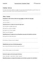 English Worksheet: worksheet