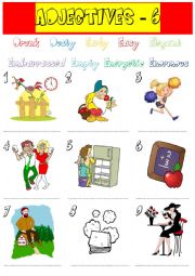 English Worksheet: adjectives - 6