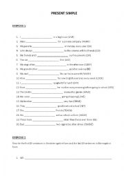 English Worksheet: Present Simple