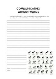 Communicating without words essay