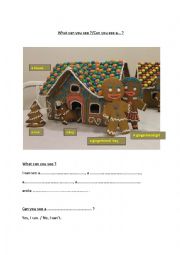 English Worksheet: gingerman picture description