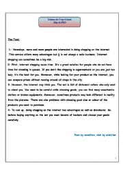 English Worksheet: test N 2