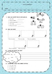 English Worksheet: fun corner