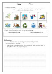 English Worksheet: writing