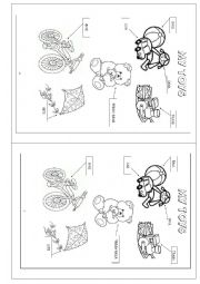 English Worksheet: Toys Activity