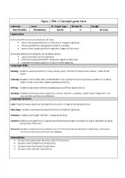 English Worksheet: Grammar lesson plan-Comparatives