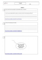 English Worksheet: Introduction to Reality TV