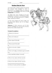English Worksheet: El Cid