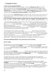 English Worksheet: mid-term test n2 for second year Tunisian pupils