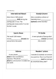 Passive voice exercise