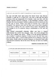 English Worksheet: module 4 :section 2