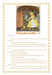 English Worksheet: Cinderella-II