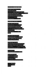 English Worksheet: FILL IN THE GAPS: SONG EVRYTHING I DO I DO IT FOR YOU