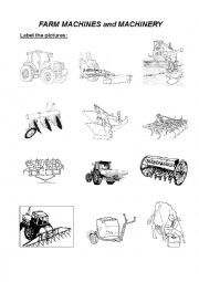 Farm machines and machinery (with answers!)