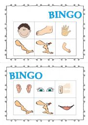 Body Parts - BINGO