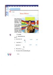English Worksheet: Famous People
