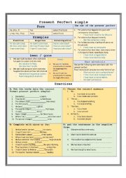 English Worksheet: Present Perfect Simple