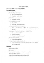 English Worksheet: Trinity: Grade 3