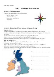 English Worksheet: the geography of the British Isles