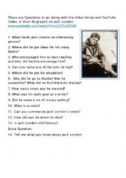 Questions for Jack London