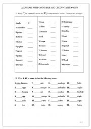 English Worksheet: a,an,some