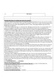 English Worksheet: English Bac Exam