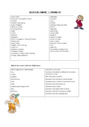 English Worksheet: Describing personality