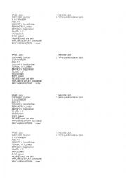 English Worksheet: Describe Jack