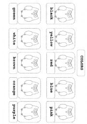 English Worksheet: Color the owls