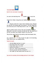 English Worksheet: The Party